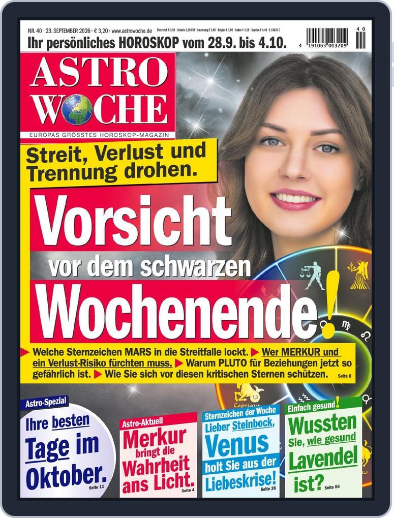 Astrowoche (Digital) Subscription                    September 30th, 2026 Issue