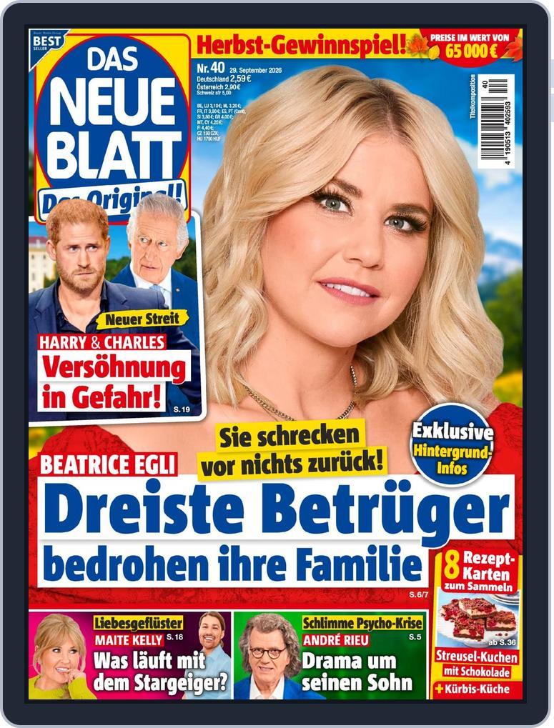 Das neue Blatt (Digital) Subscription                    September 30th, 2026 Issue
