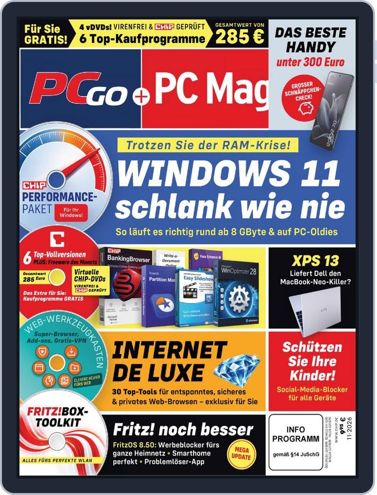 PC Magazin/PCgo (Digital) Subscription                    November 1st, 2026 Issue