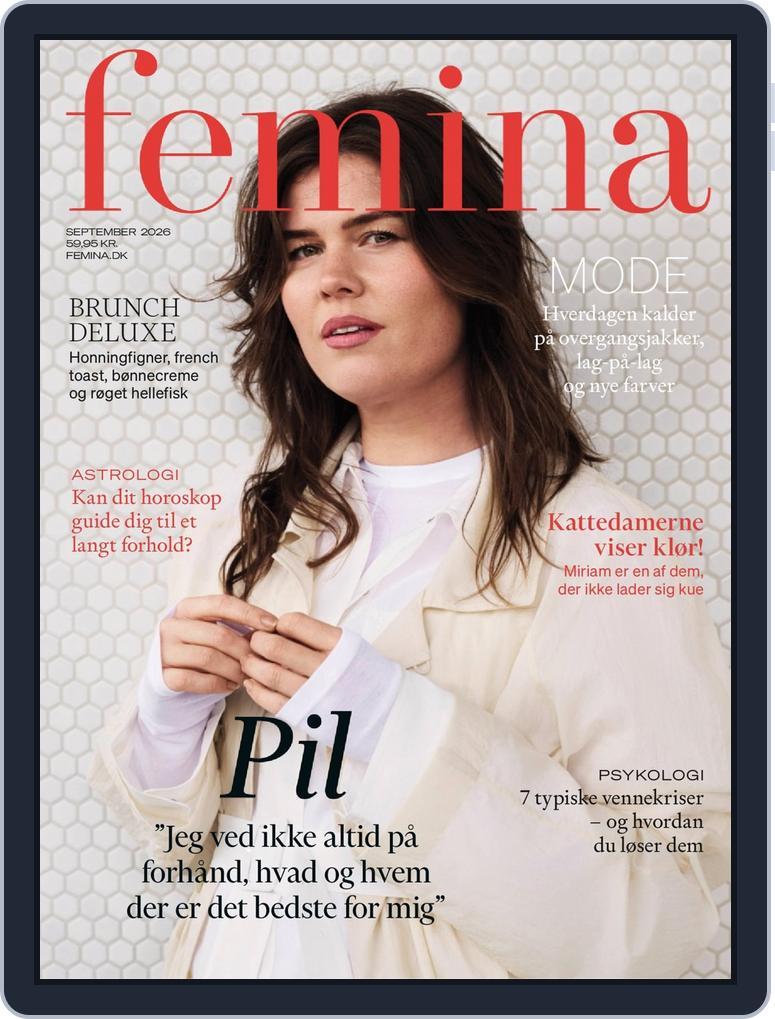 femina Denmark (Digital) Subscription                    September 1st, 2026 Issue