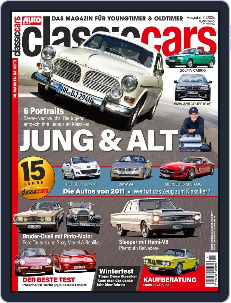 Auto Zeitung Classic Cars (Digital) Subscription                    October 1st, 2026 Issue
