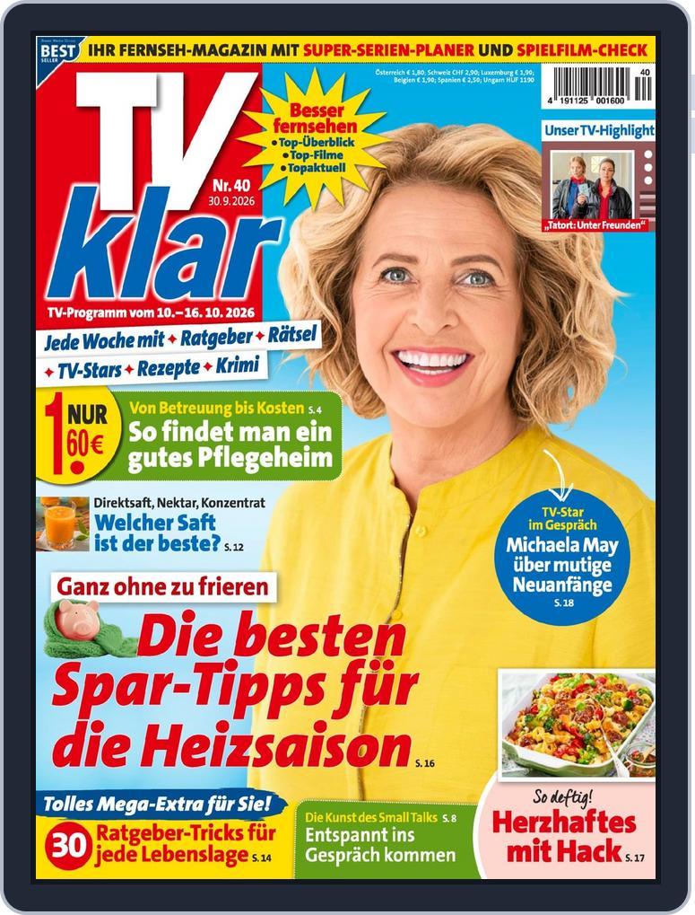 TV klar (Digital) Subscription                    October 1st, 2026 Issue