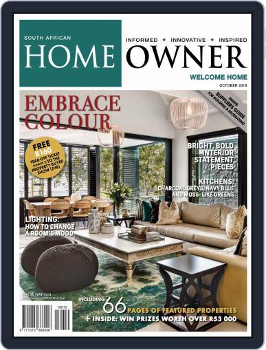 South African Home Owner October 1st, 2018 Digital Back Issue Cover