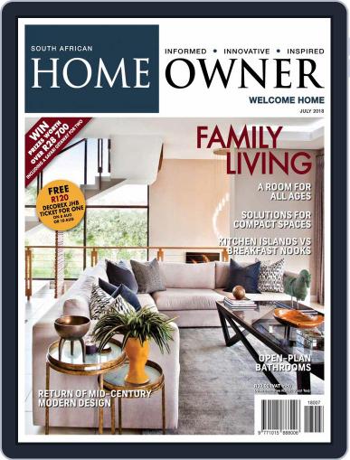 South African Home Owner July 1st, 2018 Digital Back Issue Cover