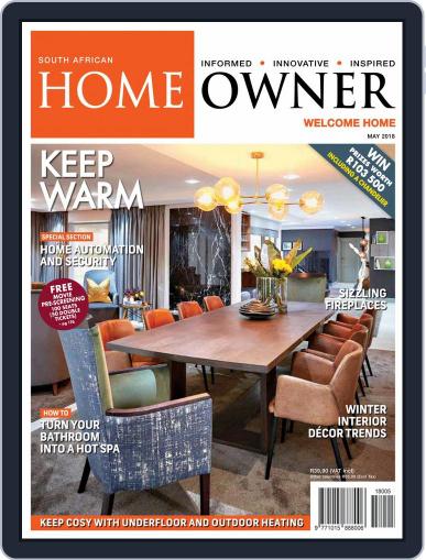 South African Home Owner May 1st, 2018 Digital Back Issue Cover