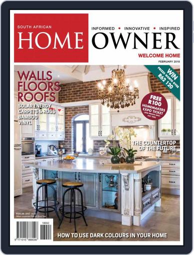 South African Home Owner February 1st, 2018 Digital Back Issue Cover