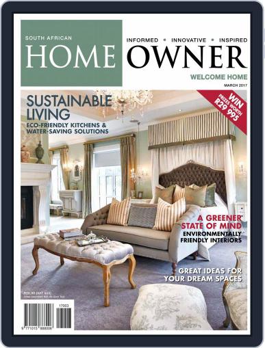 South African Home Owner March 1st, 2017 Digital Back Issue Cover