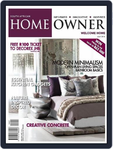 South African Home Owner July 6th, 2015 Digital Back Issue Cover