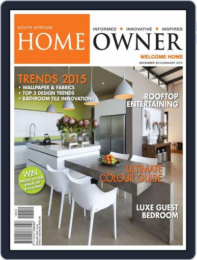 South African Home Owner November 23rd, 2014 Digital Back Issue Cover