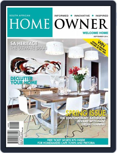 South African Home Owner August 17th, 2014 Digital Back Issue Cover