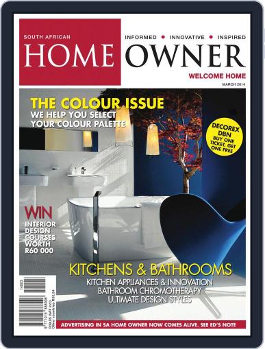 South African Home Owner February 23rd, 2014 Digital Back Issue Cover