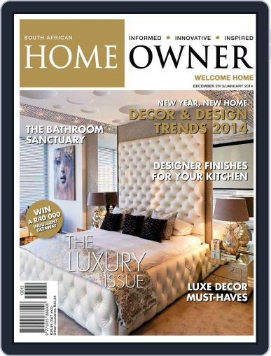 South African Home Owner November 26th, 2013 Digital Back Issue Cover