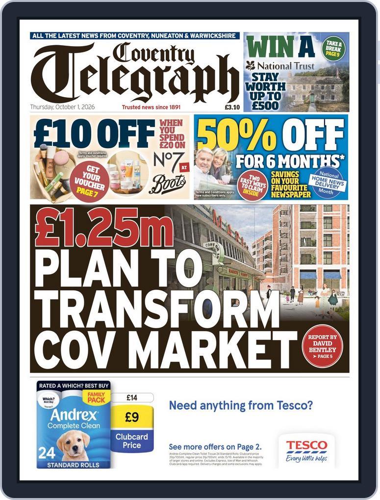 Coventry Telegraph (Digital) Subscription