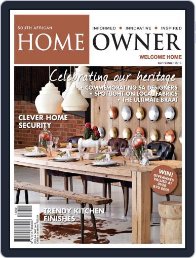 South African Home Owner August 18th, 2013 Digital Back Issue Cover