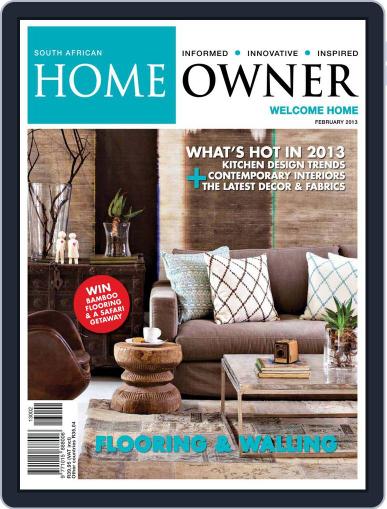 South African Home Owner January 20th, 2013 Digital Back Issue Cover
