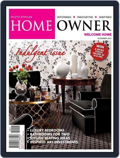 South African Home Owner October 25th, 2012 Digital Back Issue Cover