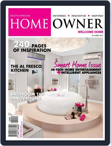 South African Home Owner September 25th, 2012 Digital Back Issue Cover