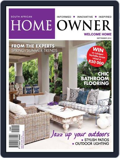 South African Home Owner August 19th, 2012 Digital Back Issue Cover