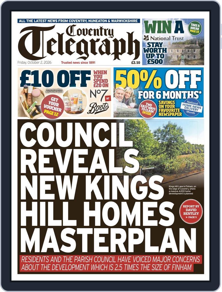 Coventry Telegraph (Digital) Subscription