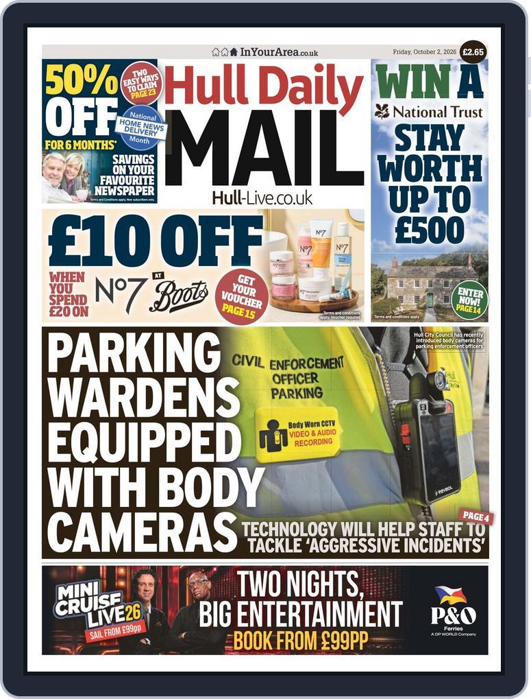 Hull Daily Mail (Digital) Subscription