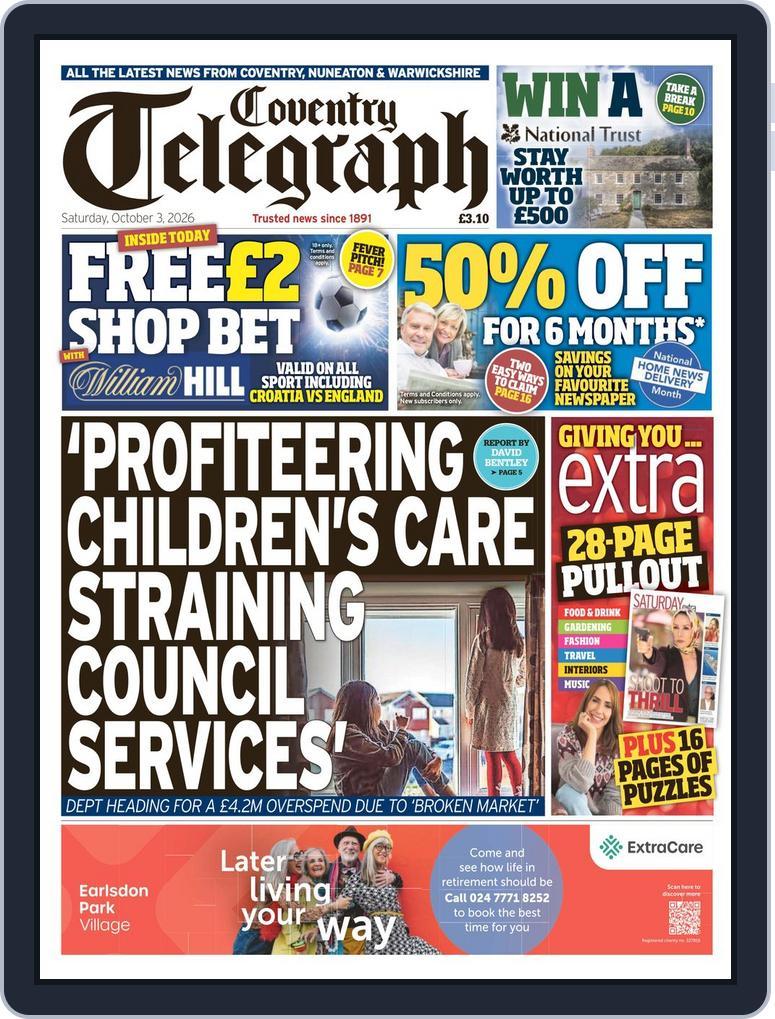Coventry Telegraph (Digital) Subscription
