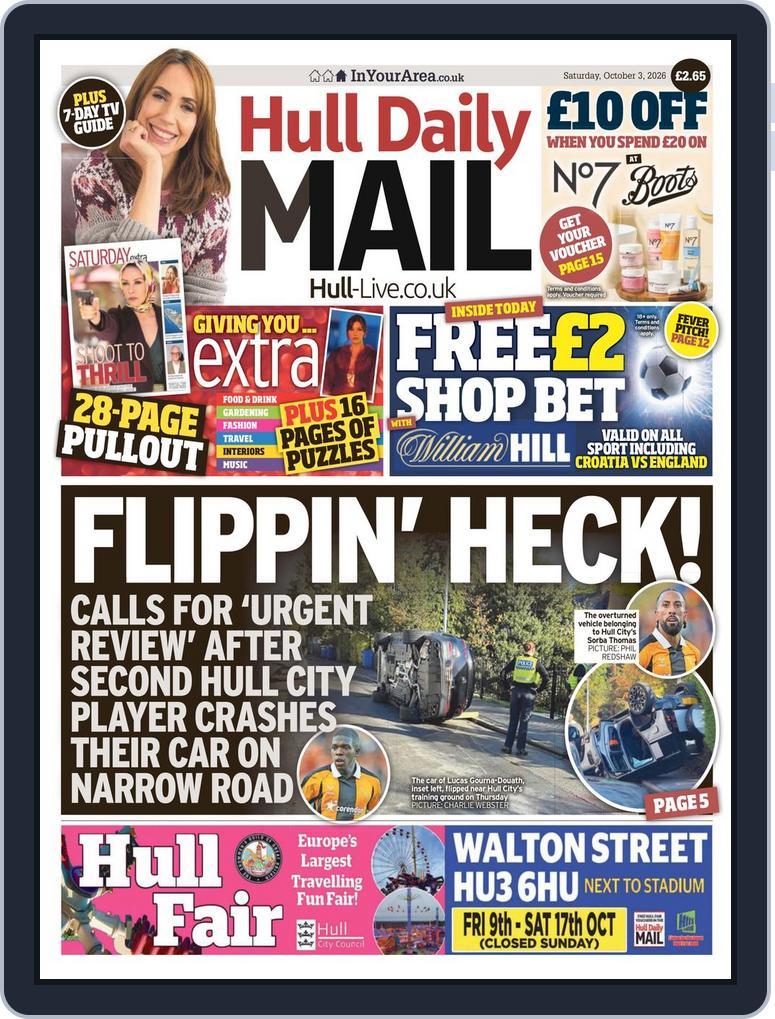 Hull Daily Mail (Digital) Subscription