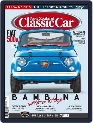 NZ Classic Car November 13th, 2015 Digital Back Issue Cover