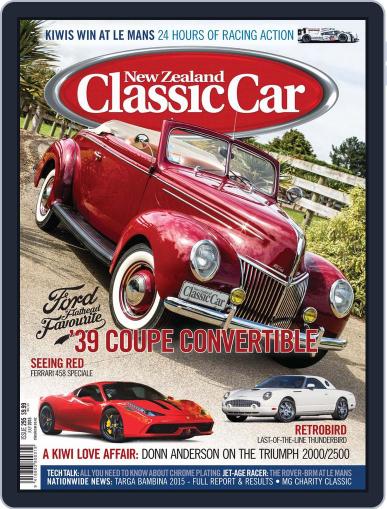 NZ Classic Car June 25th, 2015 Digital Back Issue Cover