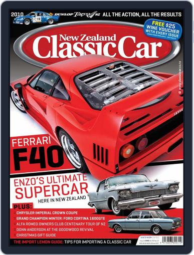NZ Classic Car November 14th, 2010 Digital Back Issue Cover