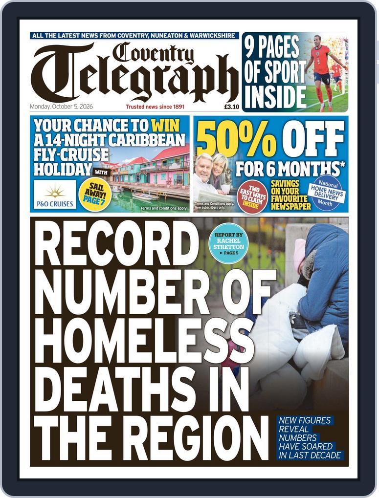Coventry Telegraph (Digital) Subscription