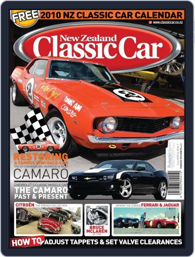 NZ Classic Car January 24th, 2010 Digital Back Issue Cover