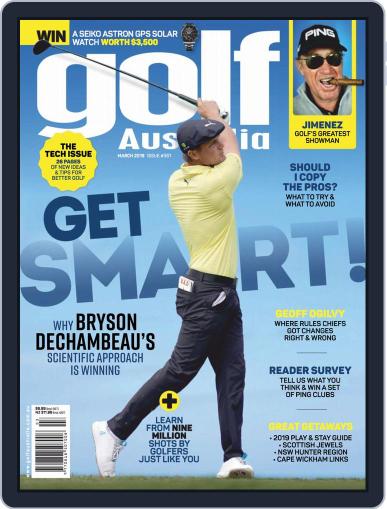 Golf Australia March 1st, 2019 Digital Back Issue Cover
