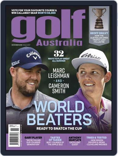 Golf Australia November 1st, 2018 Digital Back Issue Cover