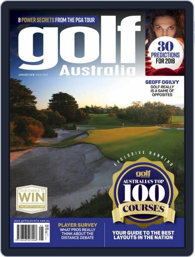 Golf Australia January 1st, 2018 Digital Back Issue Cover
