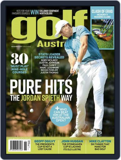 Golf Australia November 1st, 2017 Digital Back Issue Cover