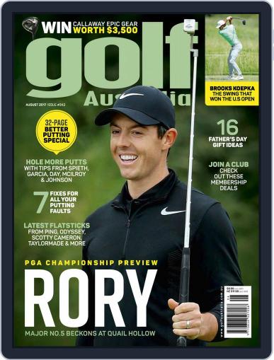 Golf Australia August 1st, 2017 Digital Back Issue Cover