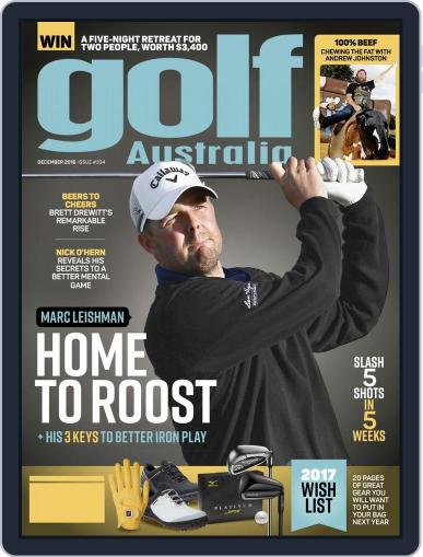 Golf Australia December 1st, 2016 Digital Back Issue Cover