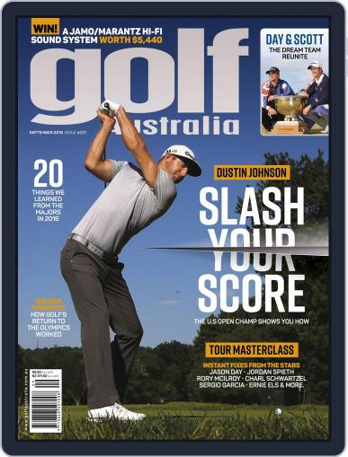 Golf Australia September 1st, 2016 Digital Back Issue Cover