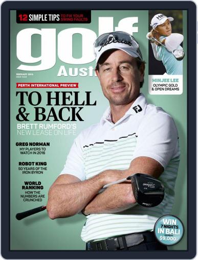 Golf Australia February 1st, 2016 Digital Back Issue Cover