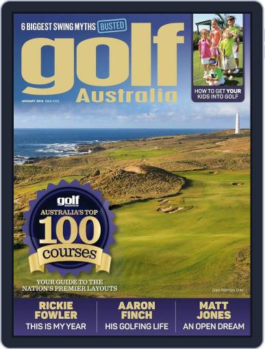 Golf Australia December 21st, 2015 Digital Back Issue Cover