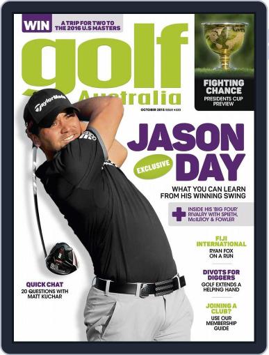 Golf Australia September 27th, 2015 Digital Back Issue Cover