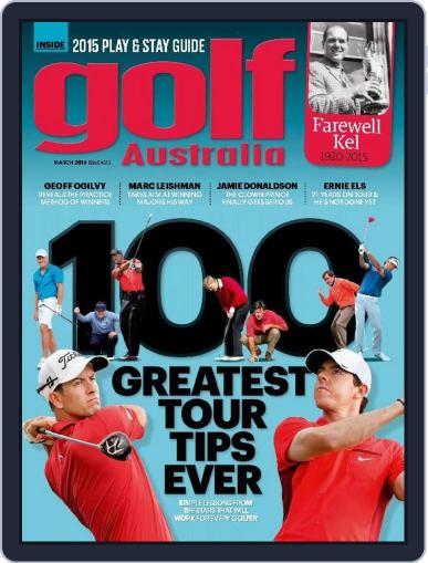 Golf Australia February 28th, 2015 Digital Back Issue Cover