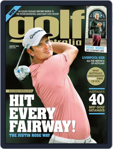 Golf Australia August 3rd, 2014 Digital Back Issue Cover