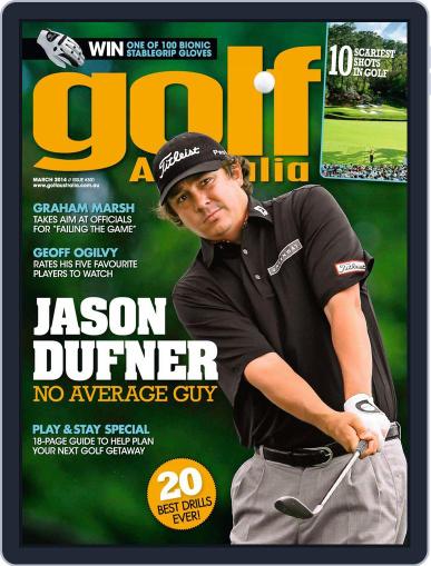 Golf Australia February 24th, 2014 Digital Back Issue Cover