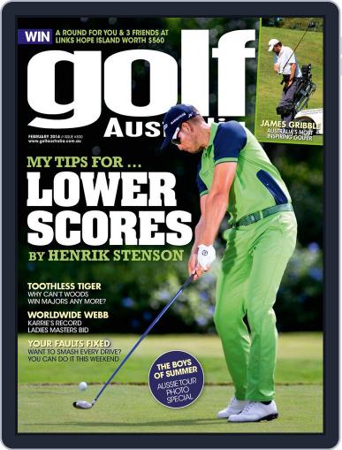Golf Australia January 27th, 2014 Digital Back Issue Cover