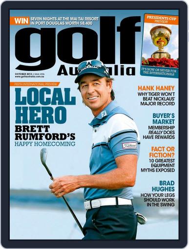 Golf Australia September 29th, 2013 Digital Back Issue Cover