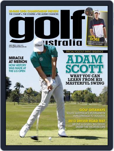 Golf Australia July 1st, 2013 Digital Back Issue Cover