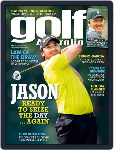 Golf Australia February 24th, 2013 Digital Back Issue Cover