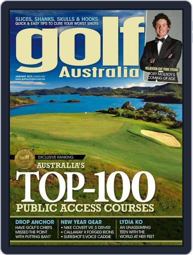 Golf Australia December 23rd, 2012 Digital Back Issue Cover