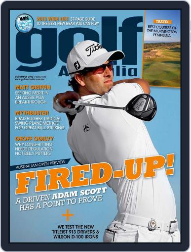 Golf Australia November 27th, 2012 Digital Back Issue Cover